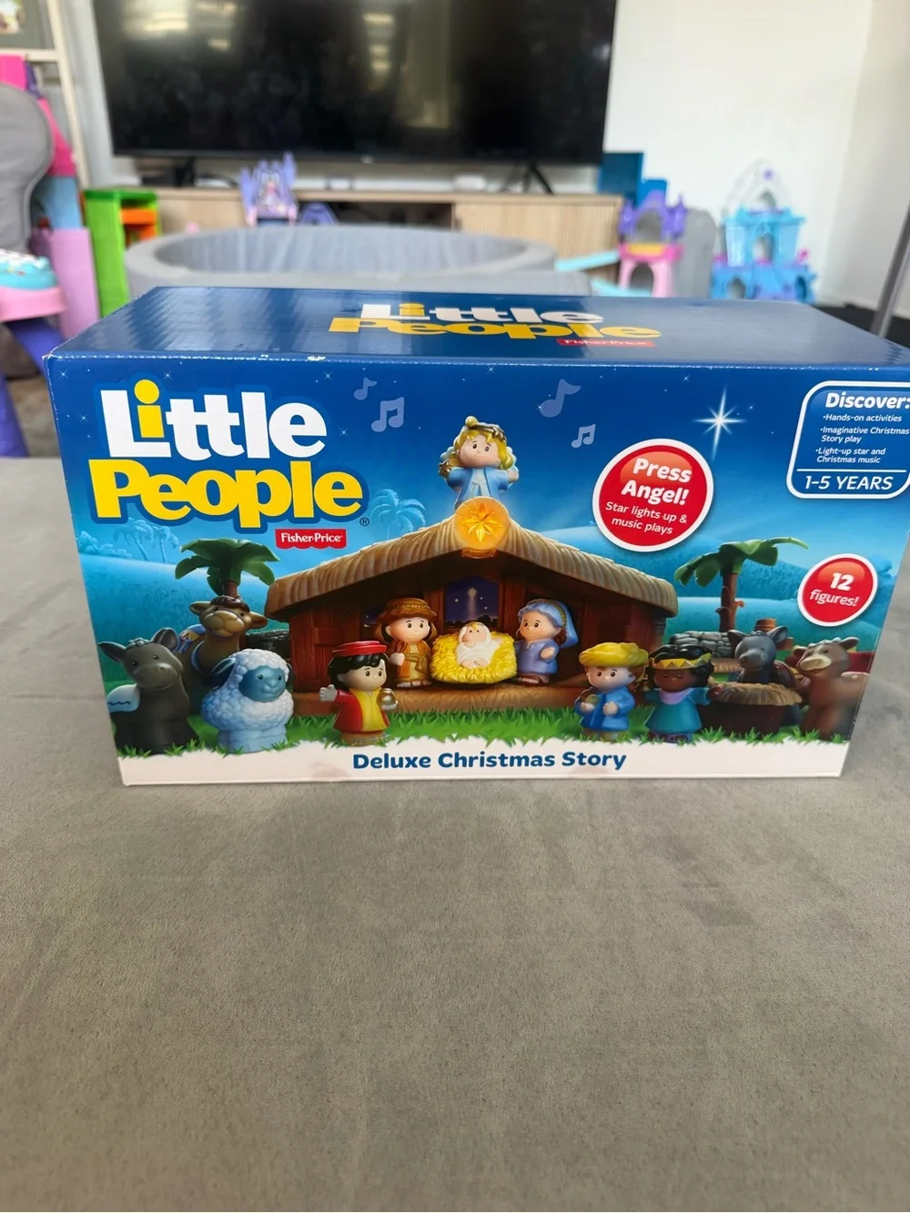 Fisher-Price Little People Deluxe Christmas Story NEW